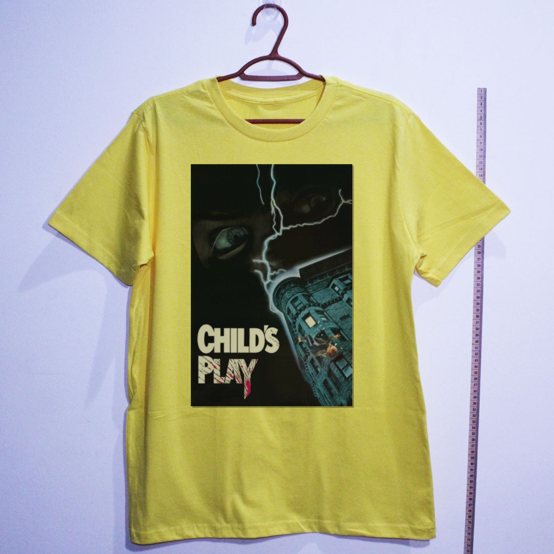 Camiseta_algodao_amarelo_camarada_do_alem_-_Childs_Play_Brinquedo_assassino | Childs Play (Brinquedo assassino)