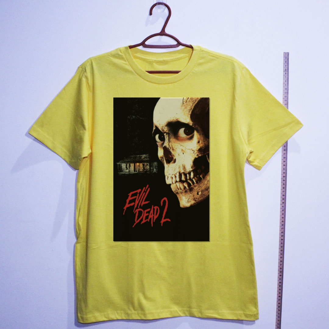 Camiseta_algodao_amarelo_camarada_do_alem_-_Evil_Dead_II_Uma_noite_alucinante_2 | Evil Dead II (Uma noite alucinante 2)