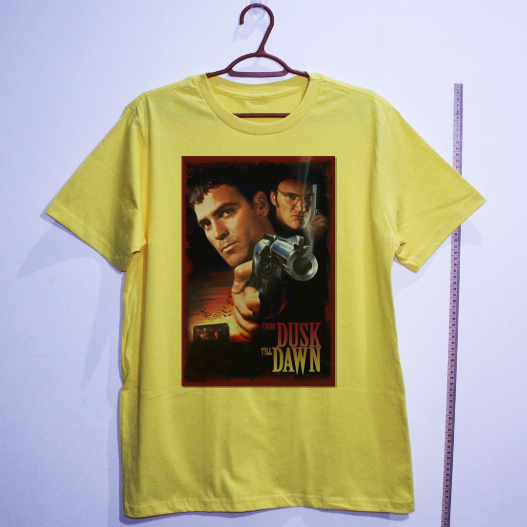 Camiseta_algodao_amarelo_camarada_do_alem_-_From_Dusk_Till_Dawn_Um_drink_no_inferno | From Dusk Till Dawn (Um drink no inferno)