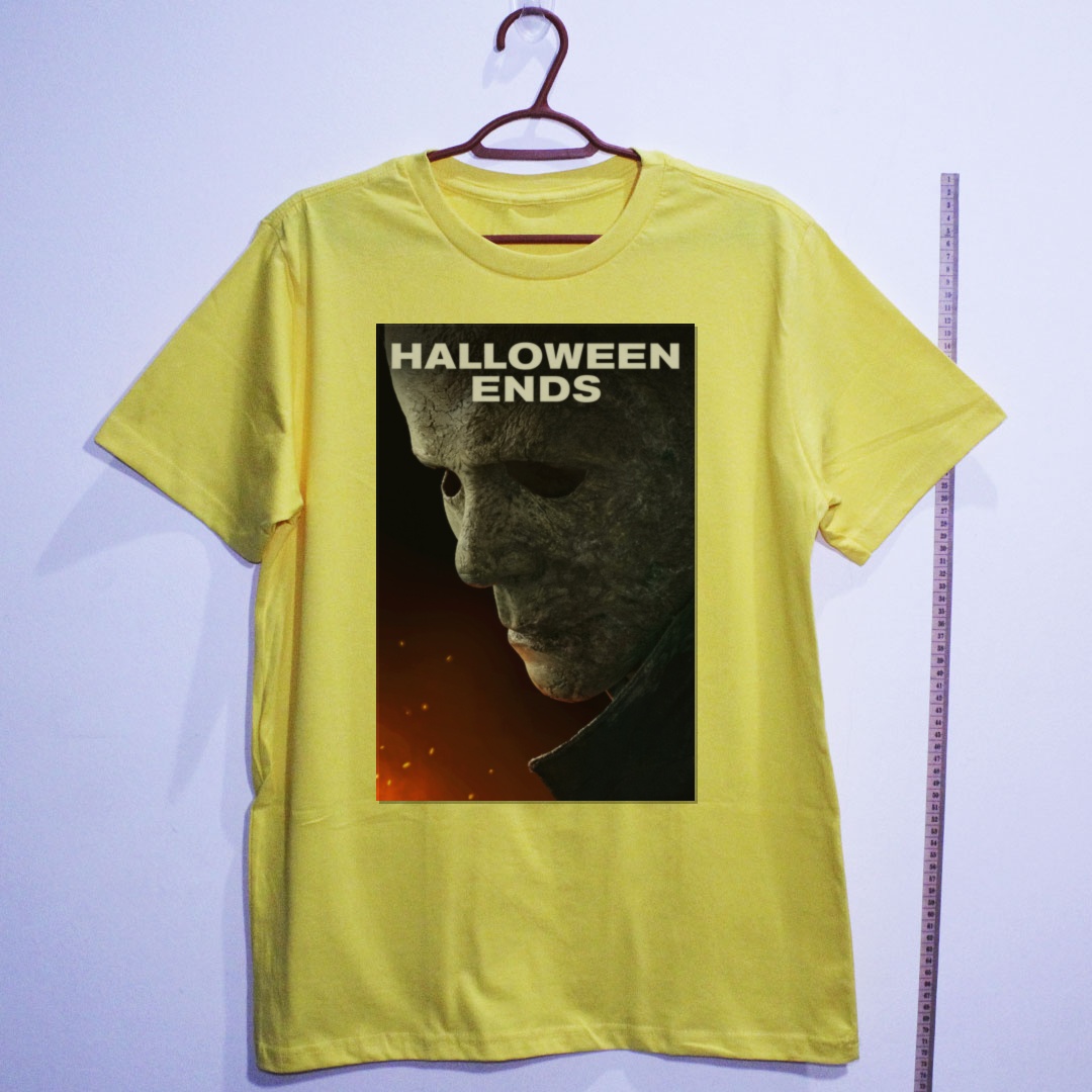 Camiseta_algodao_amarelo_camarada_do_alem_-_Halloween_Ends_Halloween_ends_-_o_final | Halloween Ends (Halloween ends - o final)