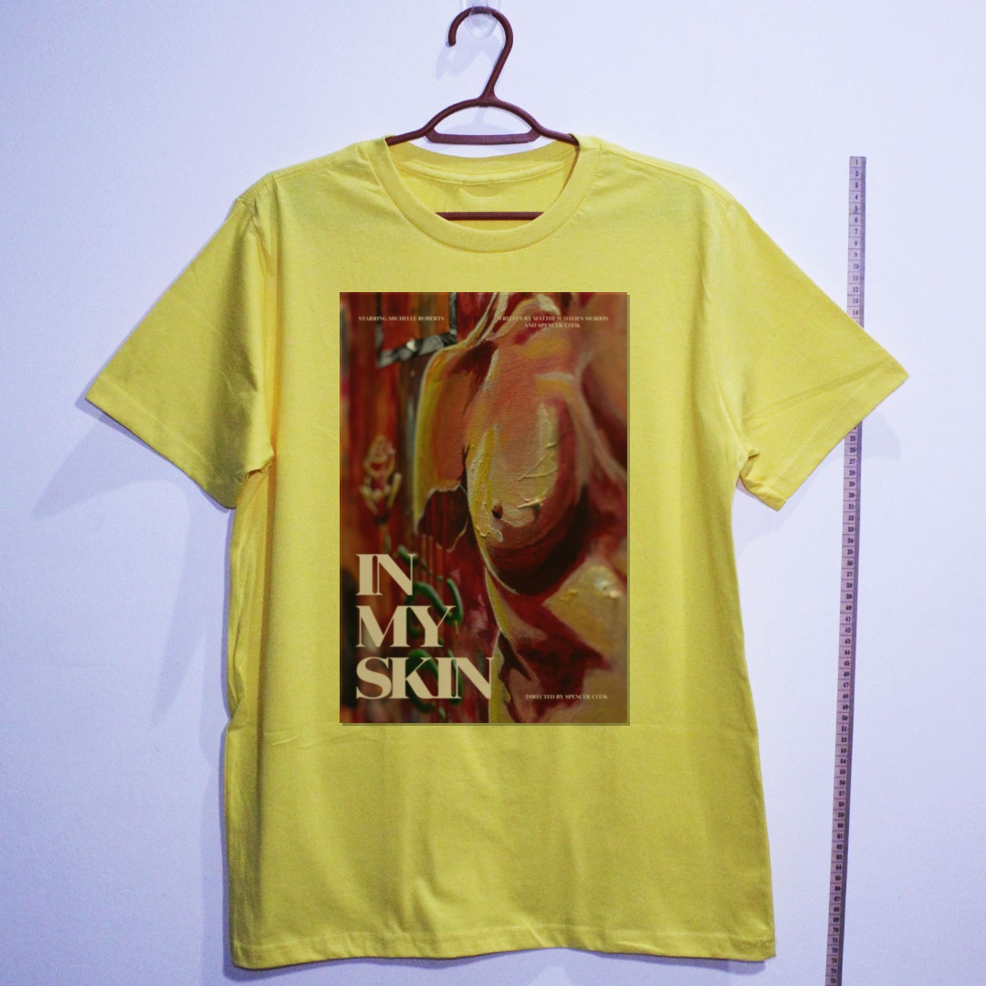 Camiseta_algodao_amarelo_camarada_do_alem_-_In_My_Skin_Na_minha_pele | In My Skin (Na minha pele)