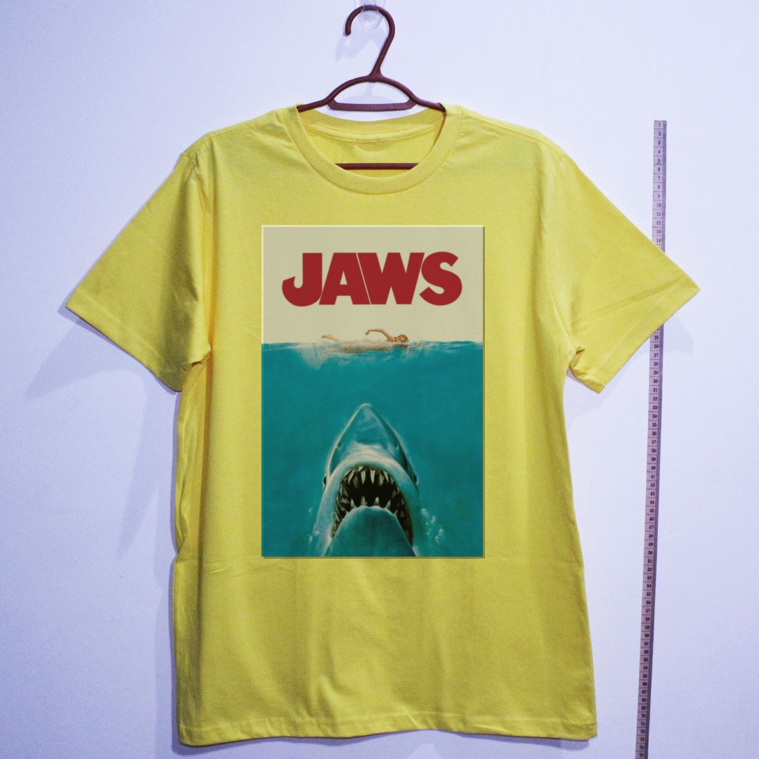 Camiseta_algodao_amarelo_camarada_do_alem_-_Jaws_Tubarao | Jaws (Tubarão)