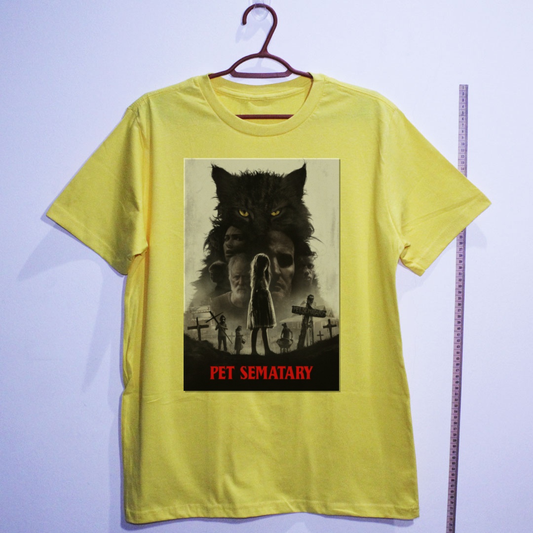 Camiseta_algodao_amarelo_camarada_do_alem_-_Pet_Sematary_Cemiterio_maldito | Pet Sematary (Cemitério maldito)
