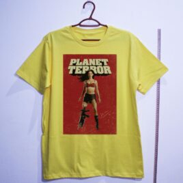 Camiseta_algodao_amarelo_camarada_do_alem_-_Planet_Terror_Planeta_terror | Planet Terror (Planeta terror)