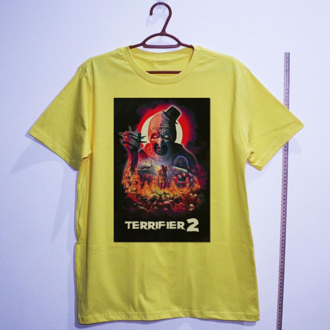 Camiseta_algodao_amarelo_camarada_do_alem_-_Terrifier_2 | Terrifier 2