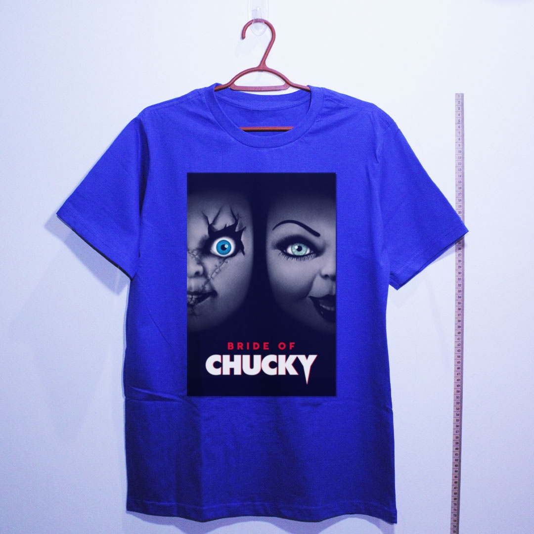 Camiseta_algodao_azul_camarada_do_alem_-_Bride_of_Chucky_A_noiva_de_Chucky | Bride of Chucky (A noiva de Chucky)