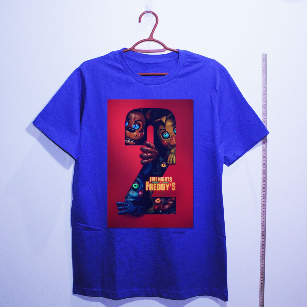 Camiseta_algodao_azul_camarada_do_alem_-_Five_Nights_at_Freddys_Five_nights_at_Freddys | Five Nights at Freddys (Five nights at Freddy's)