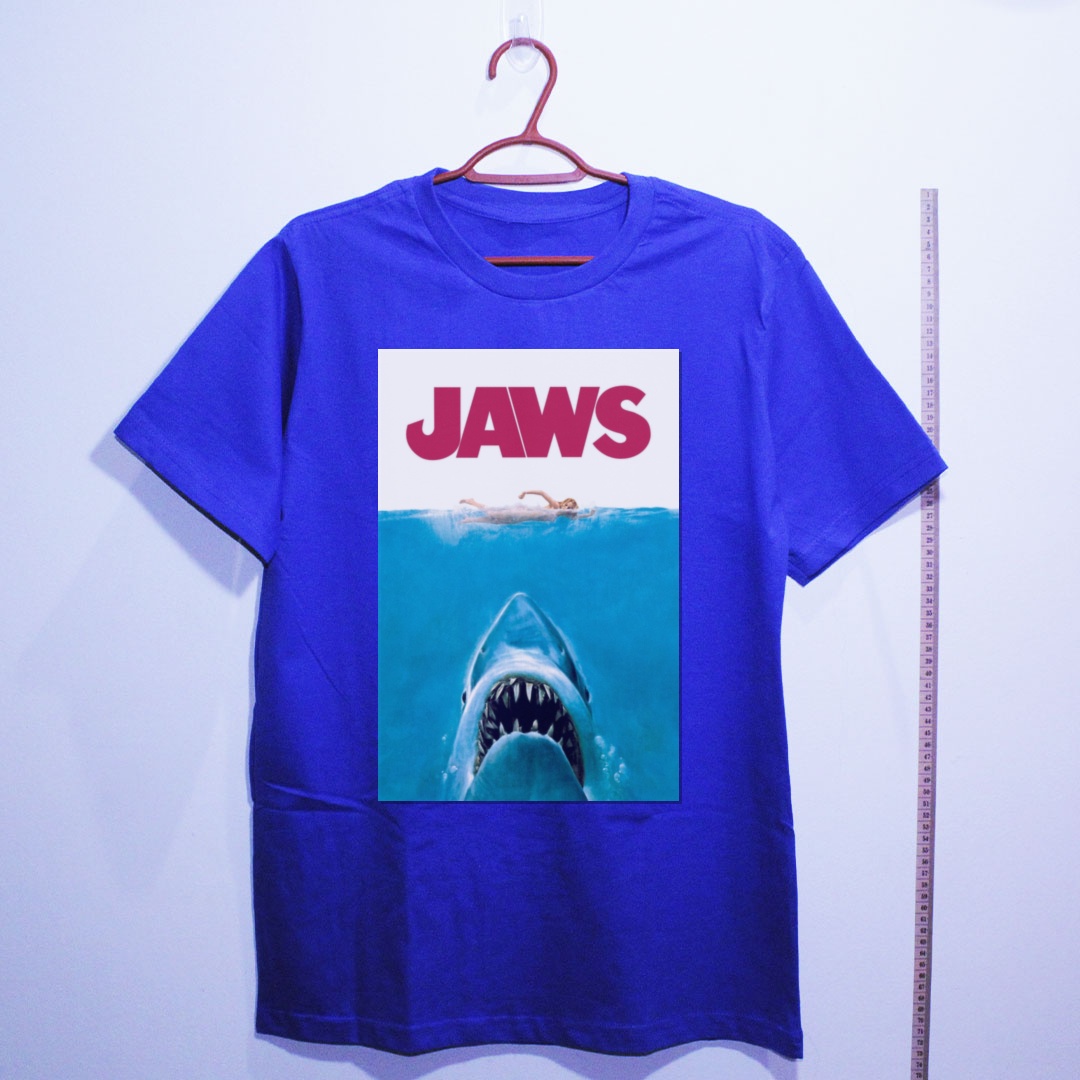 Camiseta_algodao_azul_camarada_do_alem_-_Jaws_Tubarao | Jaws (Tubarão)
