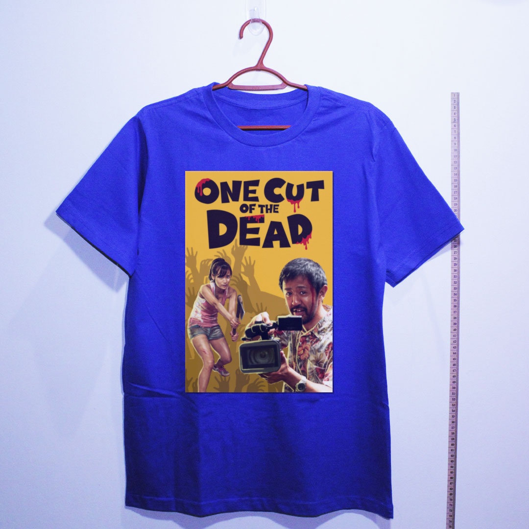 Camiseta_algodao_azul_camarada_do_alem_-_One_Cut_of_the_Dead | One Cut of the Dead