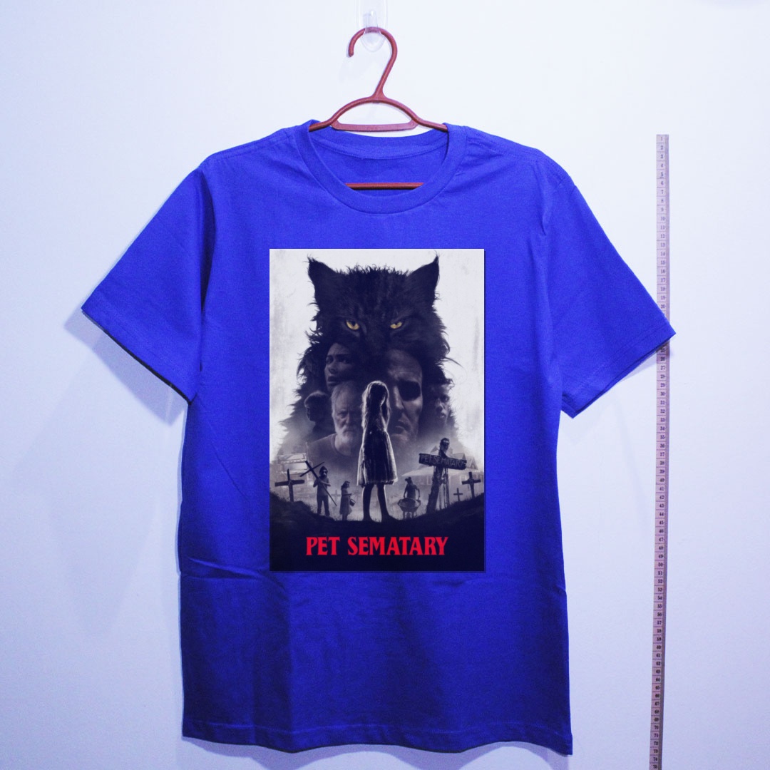 Camiseta_algodao_azul_camarada_do_alem_-_Pet_Sematary_Cemiterio_maldito | Pet Sematary (Cemitério maldito)