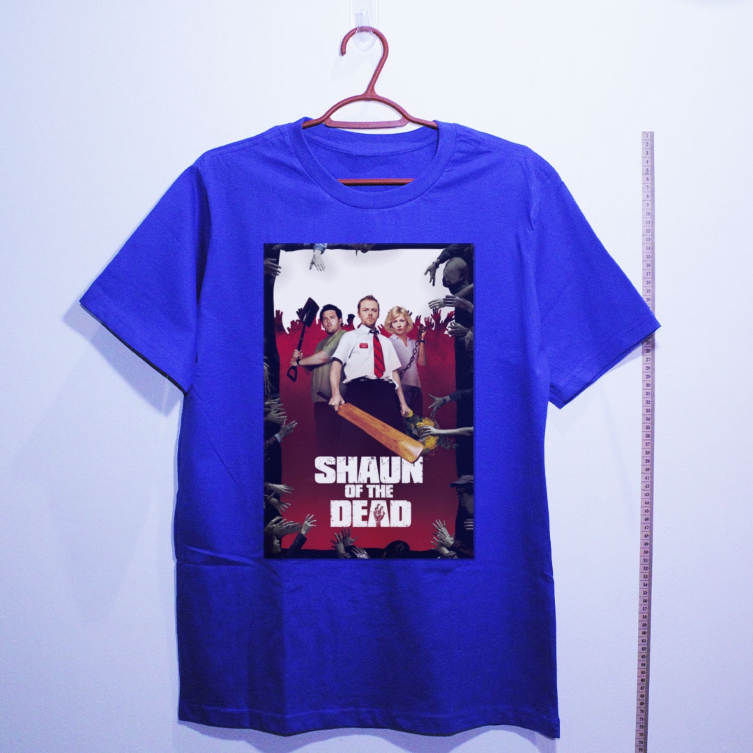 Camiseta_algodao_azul_camarada_do_alem_-_Shaun_of_the_Dead_Todo_mundo_quase_morto | Shaun of the Dead (Todo mundo quase morto)
