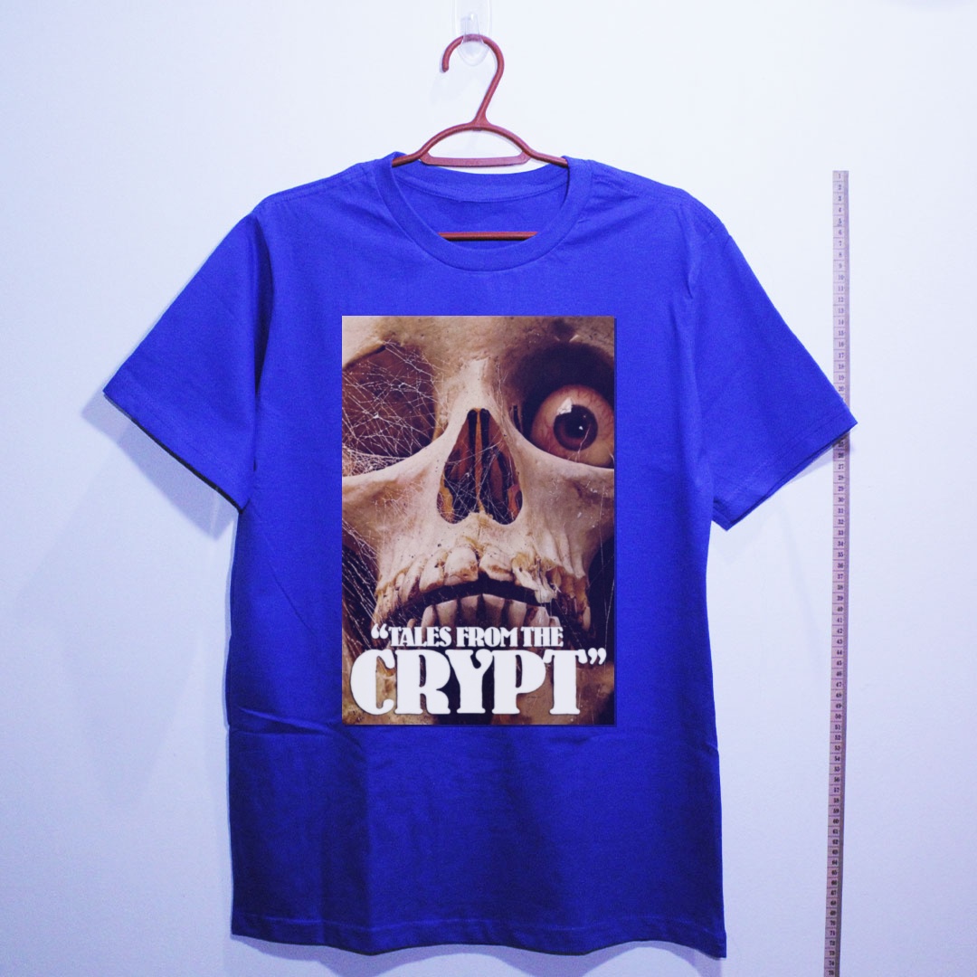 Camiseta_algodao_azul_camarada_do_alem_-_Tales_from_the_Crypt_Contos_da_cripta | Tales from the Crypt (Contos da cripta)