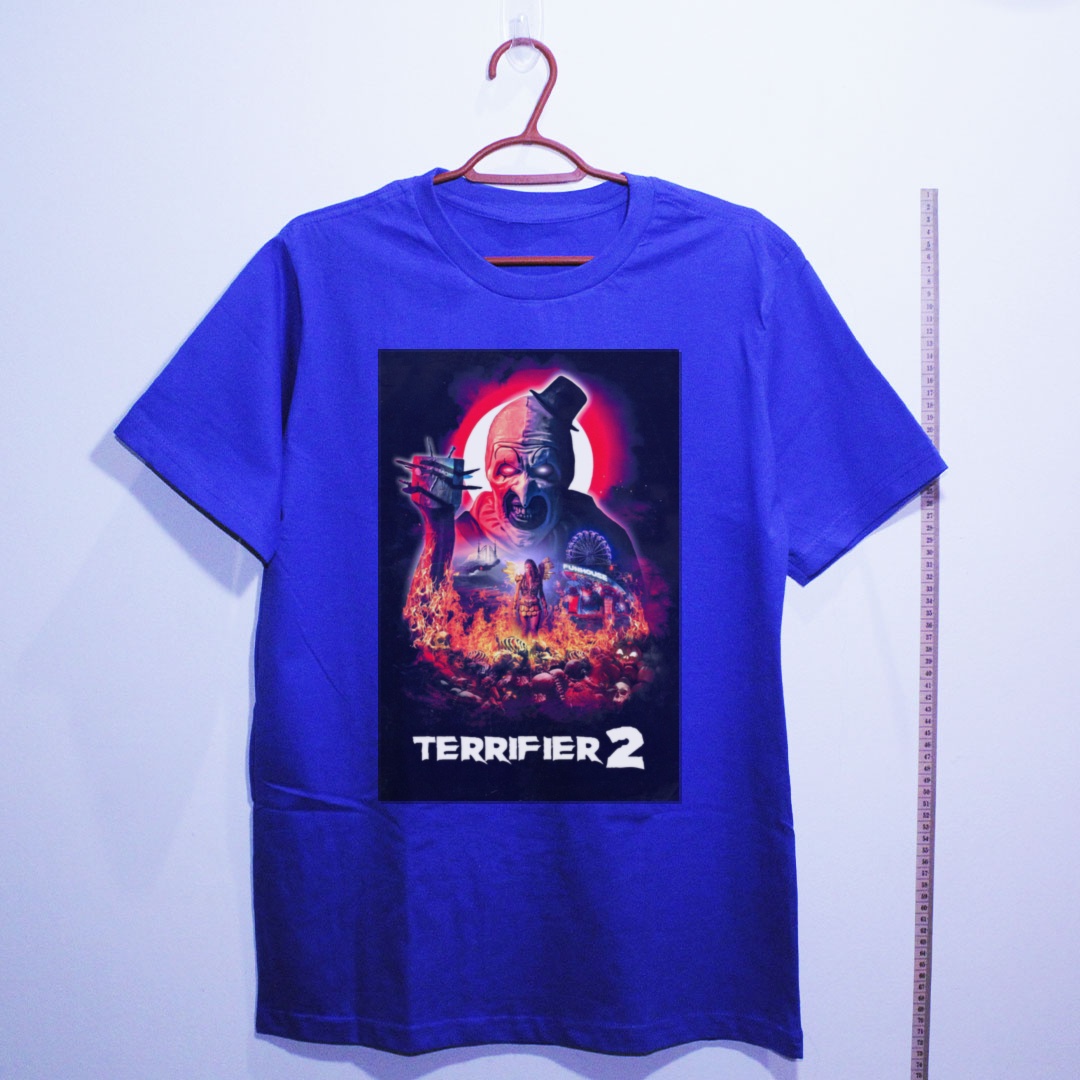 Camiseta_algodao_azul_camarada_do_alem_-_Terrifier_2 | Terrifier 2