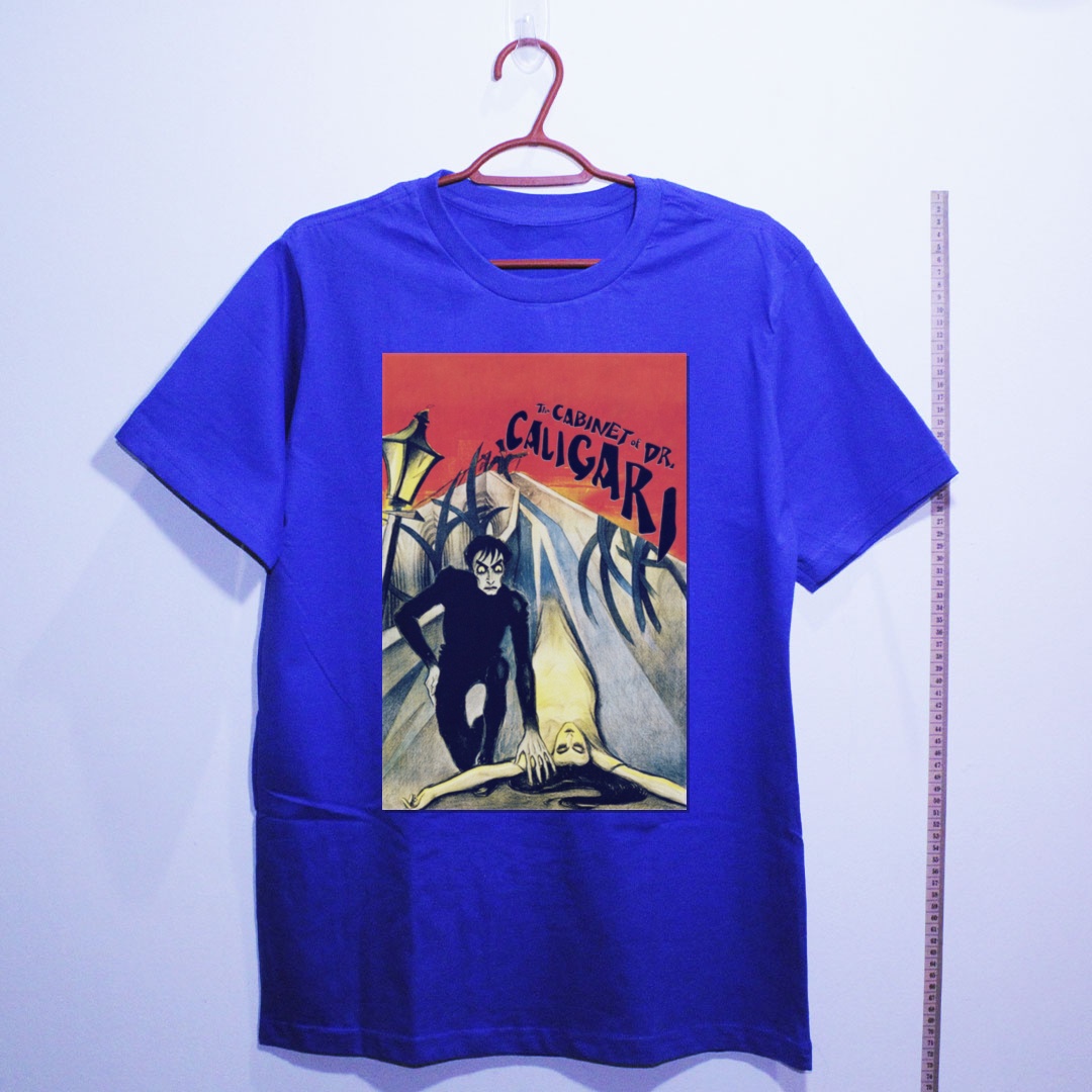 Camiseta_algodao_azul_camarada_do_alem_-_The_Cabinet_of_Dr_Caligari_O_gabinete_do_Dr_Caligari | The Cabinet of Dr. Caligari (O gabinete do Dr. Caligari)