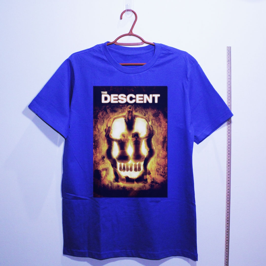 Camiseta_algodao_azul_camarada_do_alem_-_The_Descent_A_caverna | The Descent (A caverna)