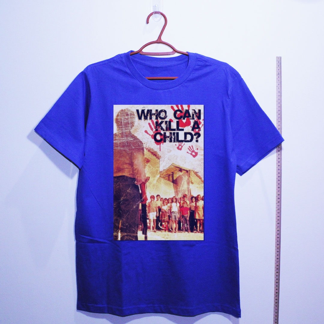 Camiseta_algodao_azul_camarada_do_alem_-_Who_Can_Kill_a_Child_Quem_pode_matar_uma_crianca | Who Can Kill a Child (Quem pode matar uma criança?)