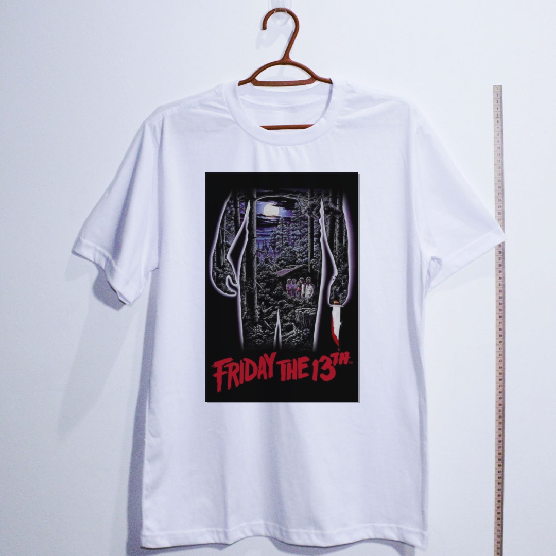 Camiseta_algodao_branco_camarada_do_alem_-_Friday_the_13th_Sexta-feira_13 | Friday the 13th (Sexta-feira 13)
