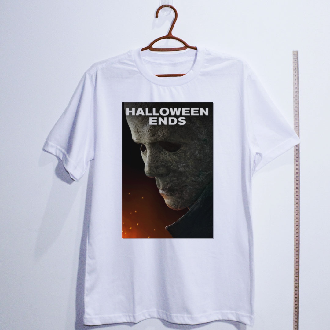 Camiseta_algodao_branco_camarada_do_alem_-_Halloween_Ends_Halloween_ends_-_o_final | Halloween Ends (Halloween ends - o final)