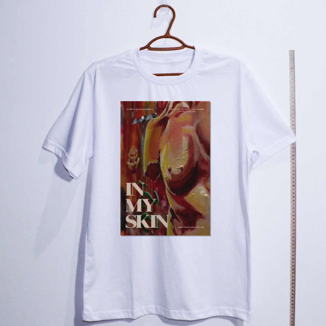 Camiseta_algodao_branco_camarada_do_alem_-_In_My_Skin_Na_minha_pele | In My Skin (Na minha pele)