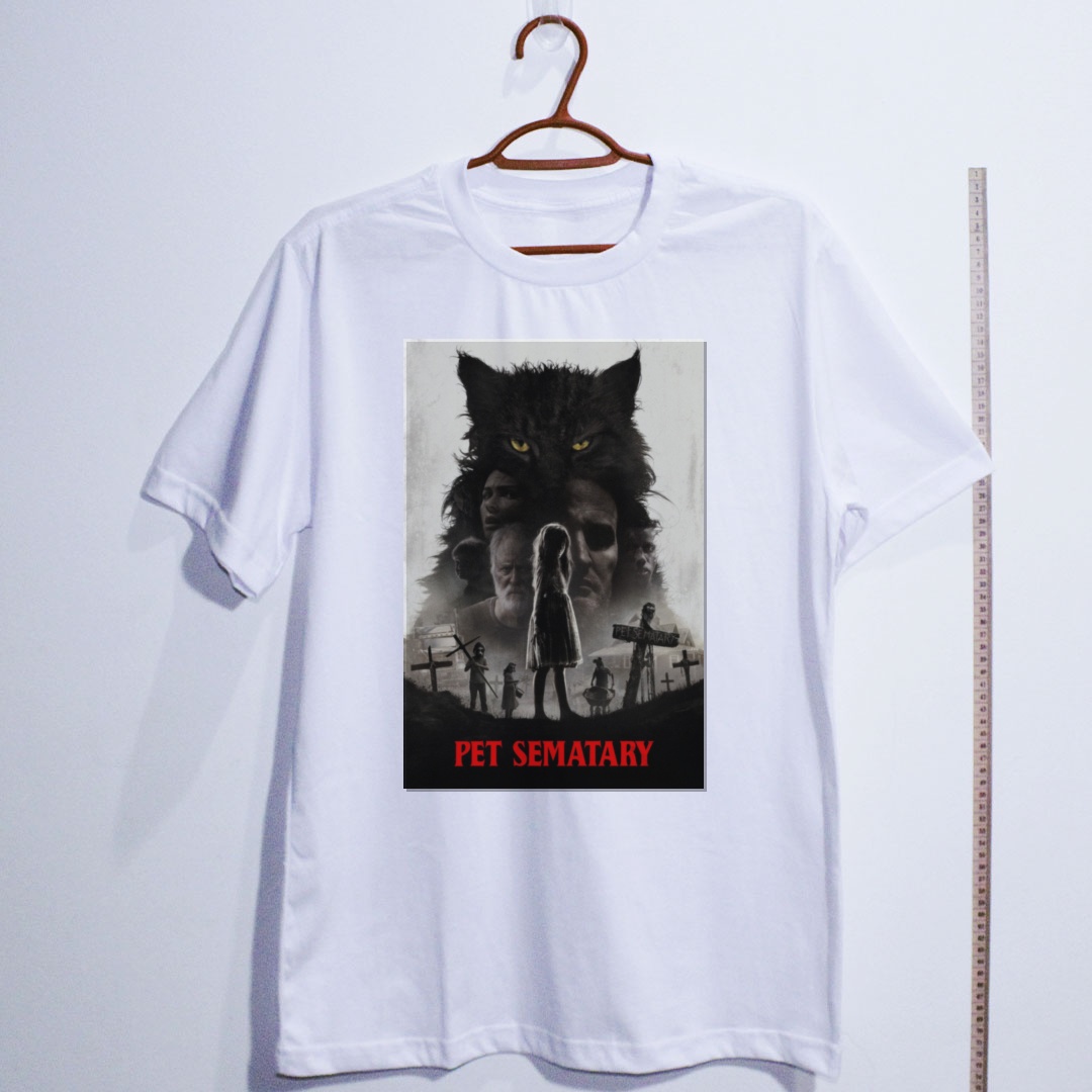Camiseta_algodao_branco_camarada_do_alem_-_Pet_Sematary_Cemiterio_maldito | Pet Sematary (Cemitério maldito)