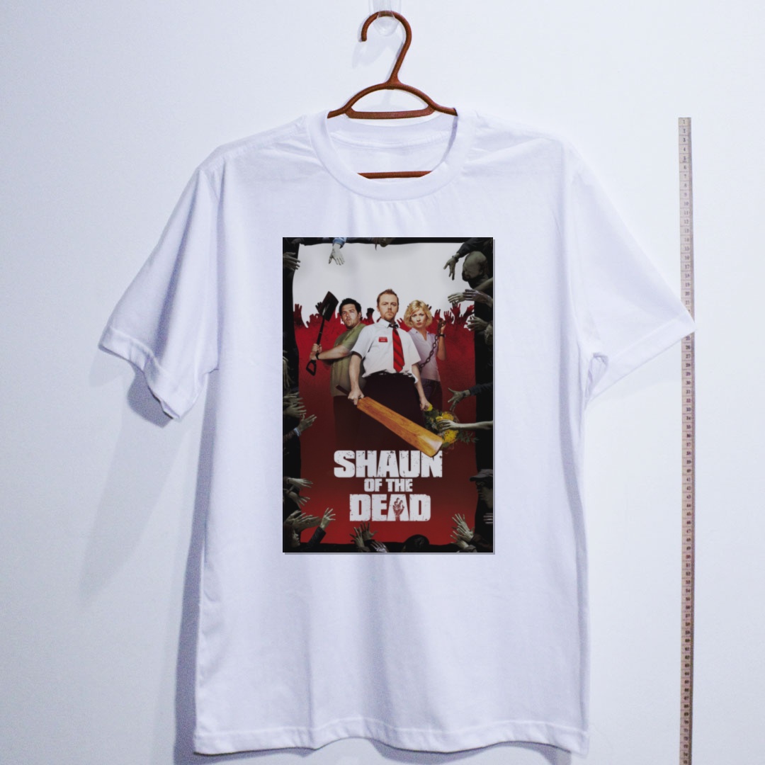 Camiseta_algodao_branco_camarada_do_alem_-_Shaun_of_the_Dead_Todo_mundo_quase_morto | Shaun of the Dead (Todo mundo quase morto)