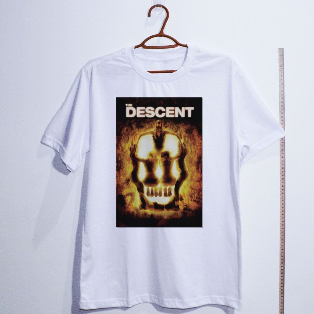 Camiseta_algodao_branco_camarada_do_alem_-_The_Descent_A_caverna | The Descent (A caverna)