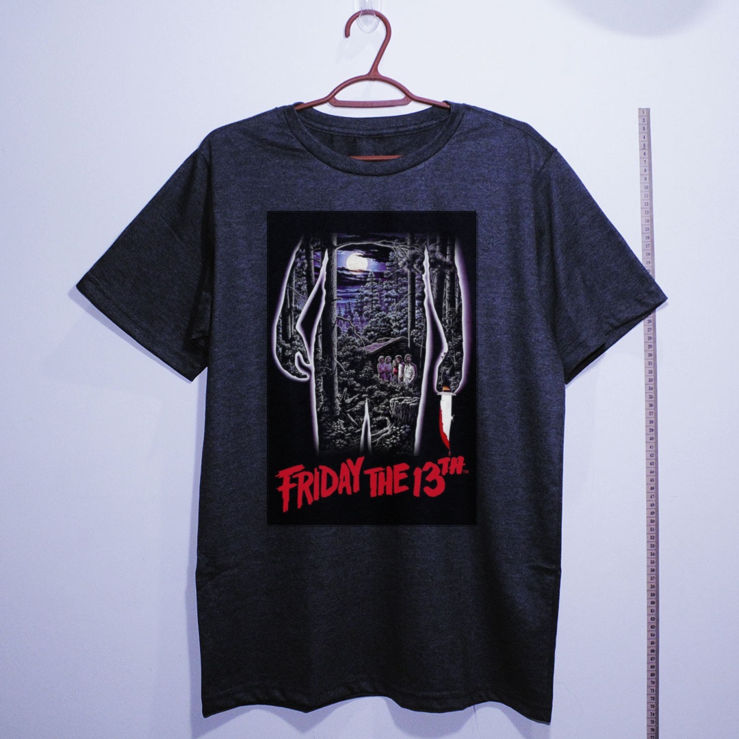 Camiseta_algodao_chumbo_camarada_do_alem_-_Friday_the_13th_Sexta-feira_13 | Friday the 13th (Sexta-feira 13)
