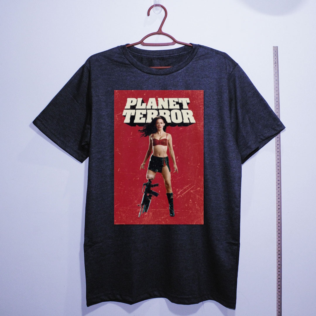 Camiseta_algodao_chumbo_camarada_do_alem_-_Planet_Terror_Planeta_terror | Planet Terror (Planeta terror)