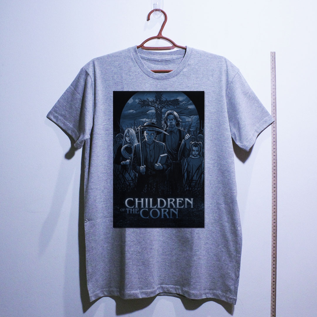 Camiseta_algodao_cinza_claro_camarada_do_alem_-_Children_of_the_Corn_Colheita_maldita | Children of the Corn (Colheita maldita)
