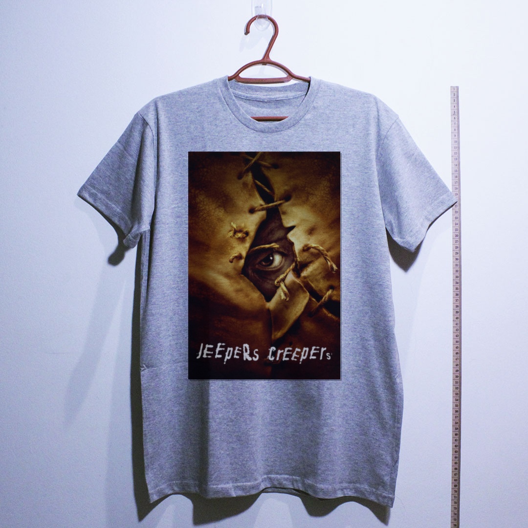 Camiseta_algodao_cinza_claro_camarada_do_alem_-_Jeepers_Creepers_Olhos_famintos | Jeepers Creepers (Olhos famintos)
