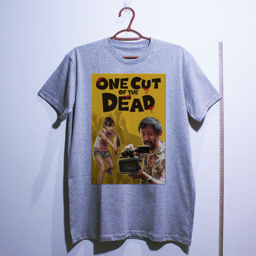 Camiseta_algodao_cinza_claro_camarada_do_alem_-_One_Cut_of_the_Dead | One Cut of the Dead