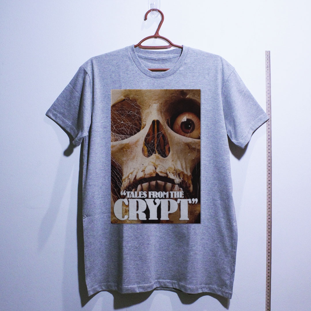Camiseta_algodao_cinza_claro_camarada_do_alem_-_Tales_from_the_Crypt_Contos_da_cripta | Tales from the Crypt (Contos da cripta)