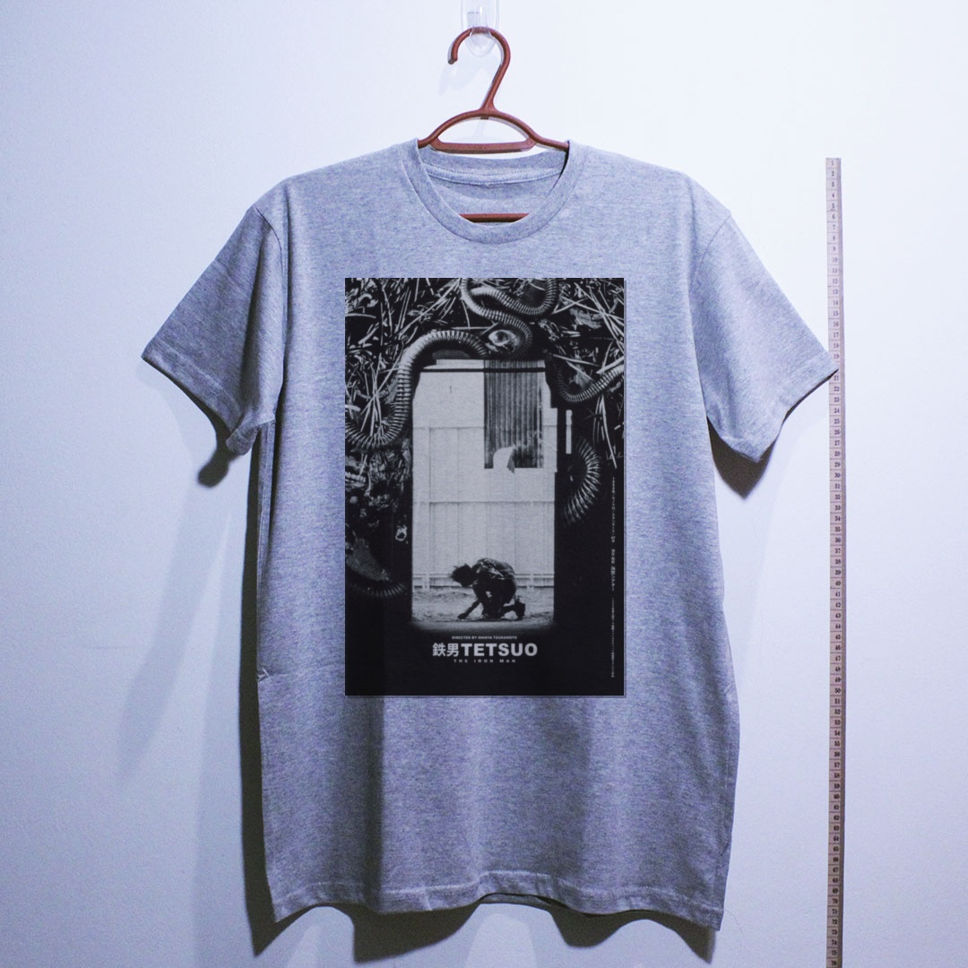 Camiseta_algodao_cinza_claro_camarada_do_alem_-_Tetsuo_The_Iron_Man_Tetsuo_the_iron_man | Tetsuo The Iron Man (Tetsuo: the iron man)