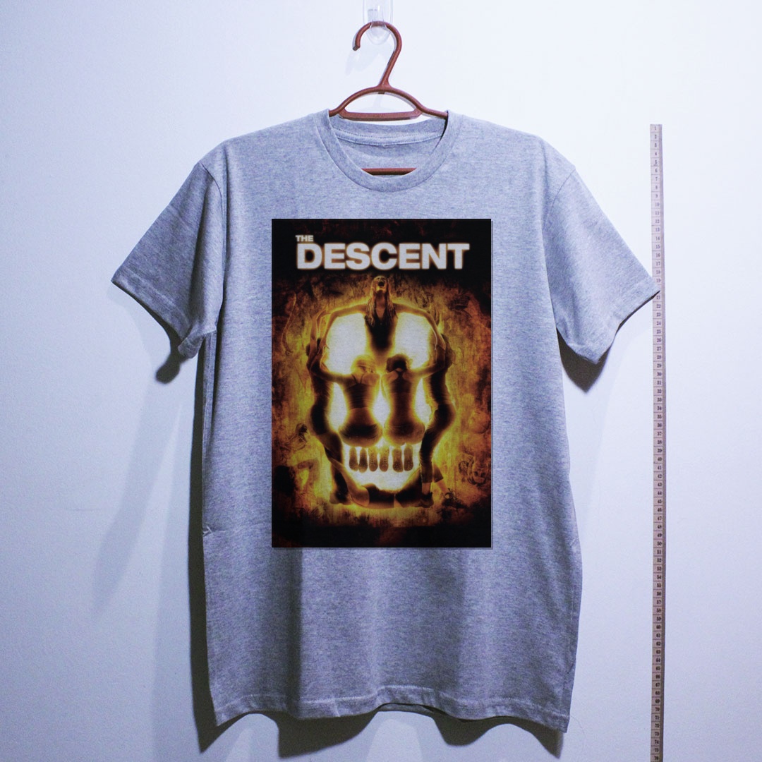 Camiseta_algodao_cinza_claro_camarada_do_alem_-_The_Descent_A_caverna | The Descent (A caverna)