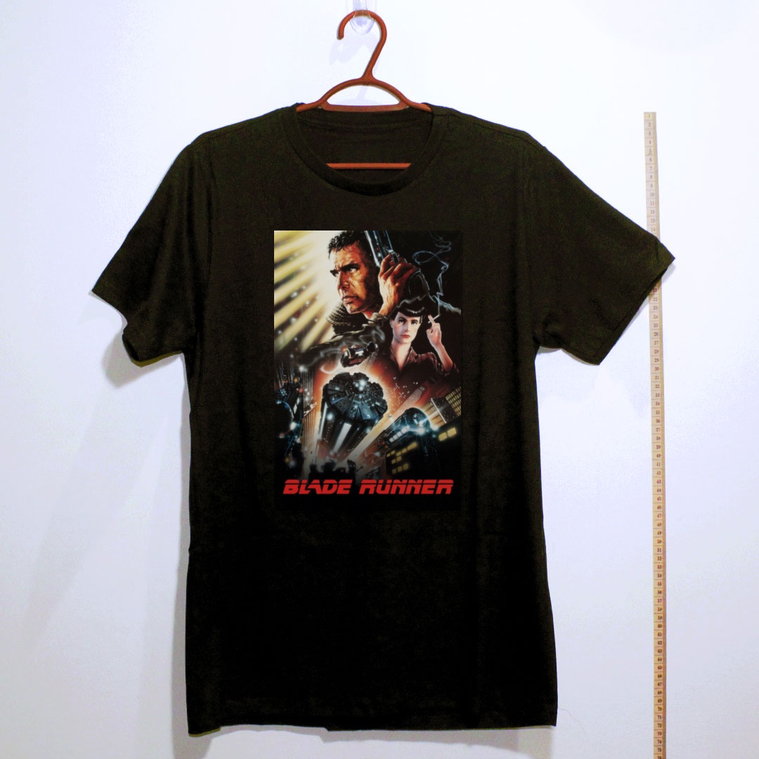 Camiseta_algodao_preto_camarada_do_alem_-_Blade_Runner_Blade_Runner_-_o_cacador_de_androides | Blade Runner (Blade Runner - o cacador de androides)
