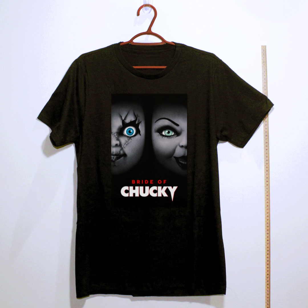 Camiseta_algodao_preto_camarada_do_alem_-_Bride_of_Chucky_A_noiva_de_Chucky | Bride of Chucky (A noiva de Chucky)