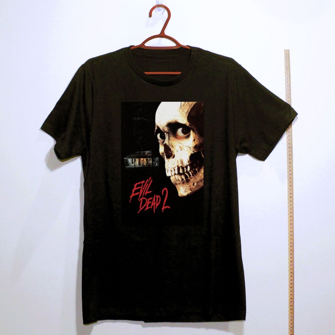 Camiseta_algodao_preto_camarada_do_alem_-_Evil_Dead_II_Uma_noite_alucinante_2 | Evil Dead II (Uma noite alucinante 2)