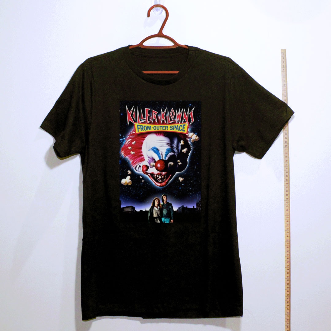 Camiseta_algodao_preto_camarada_do_alem_-_Killer_Klowns_from_Outer_Space_Palhacos_assassinos_do_espaco_sideral | Killer Klowns from Outer Space (Palhaços assassinos do espaço sideral)