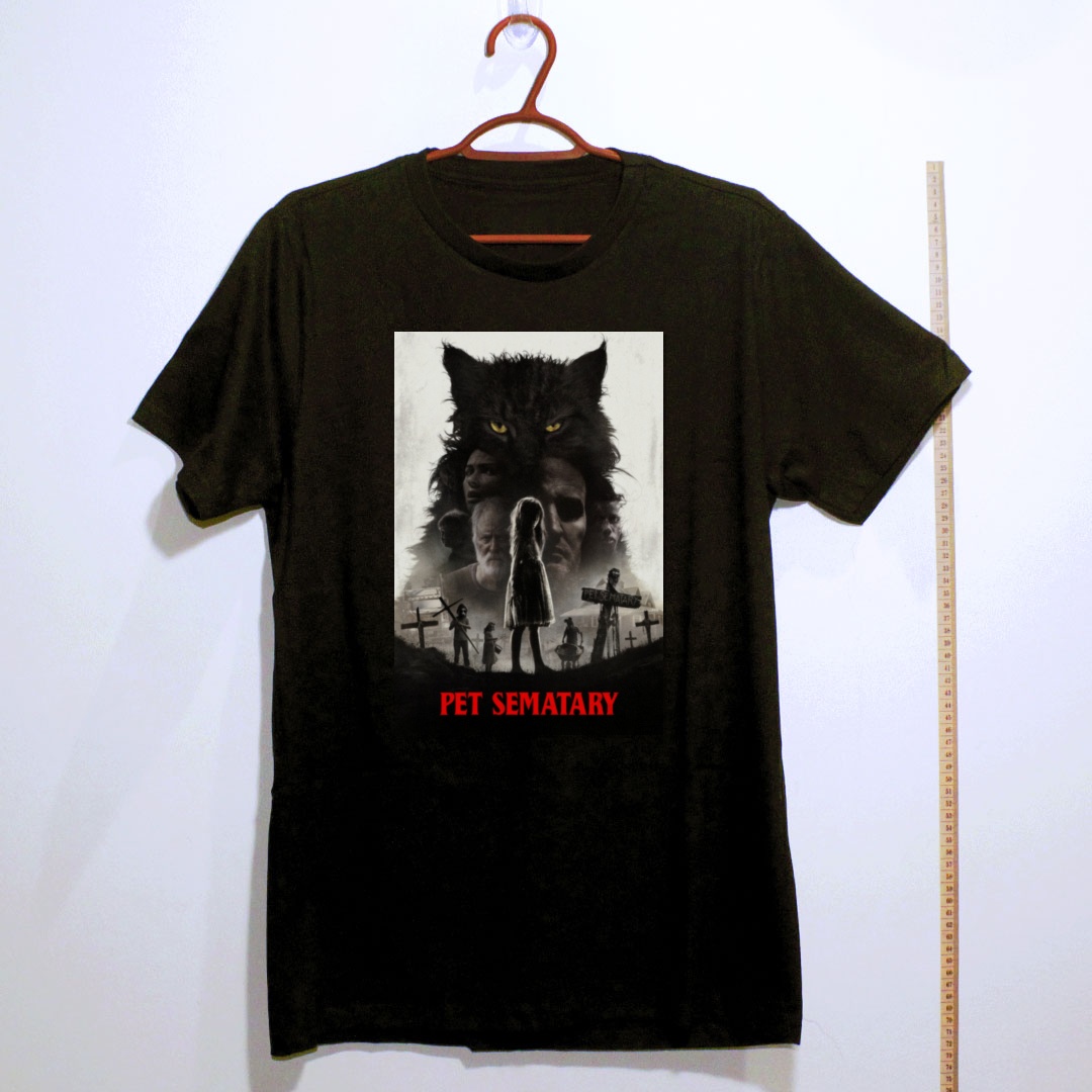 Camiseta_algodao_preto_camarada_do_alem_-_Pet_Sematary_Cemiterio_maldito | Pet Sematary (Cemitério maldito)