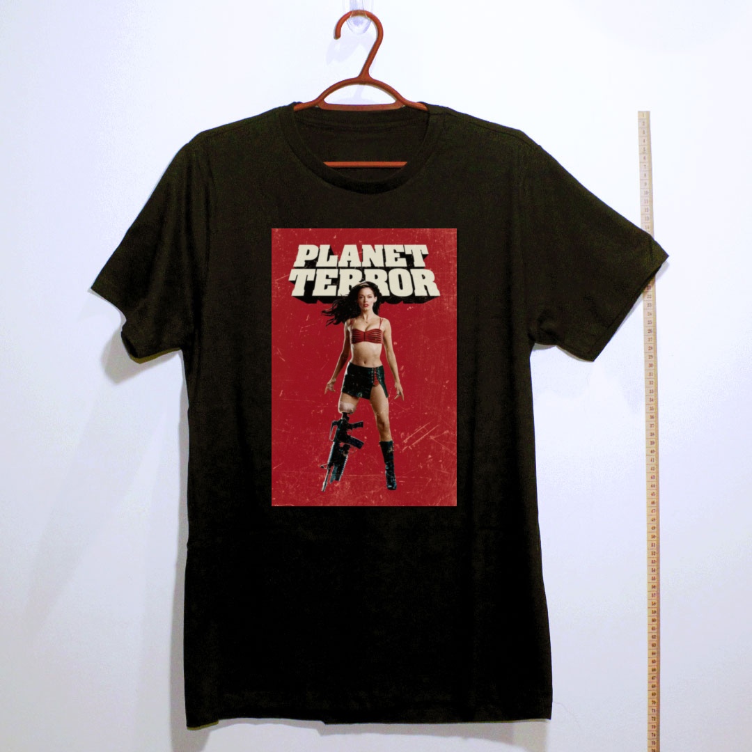 Camiseta_algodao_preto_camarada_do_alem_-_Planet_Terror_Planeta_terror | Planet Terror (Planeta terror)