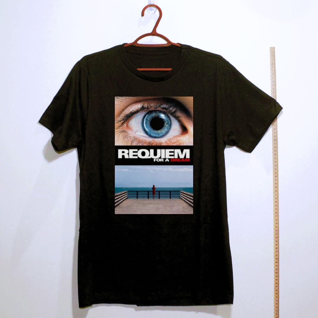 Camiseta_algodao_preto_camarada_do_alem_-_Requiem_for_a_Dream_Requiem_para_um_sonho | Requiem for a Dream (Réquiem para um sonho)