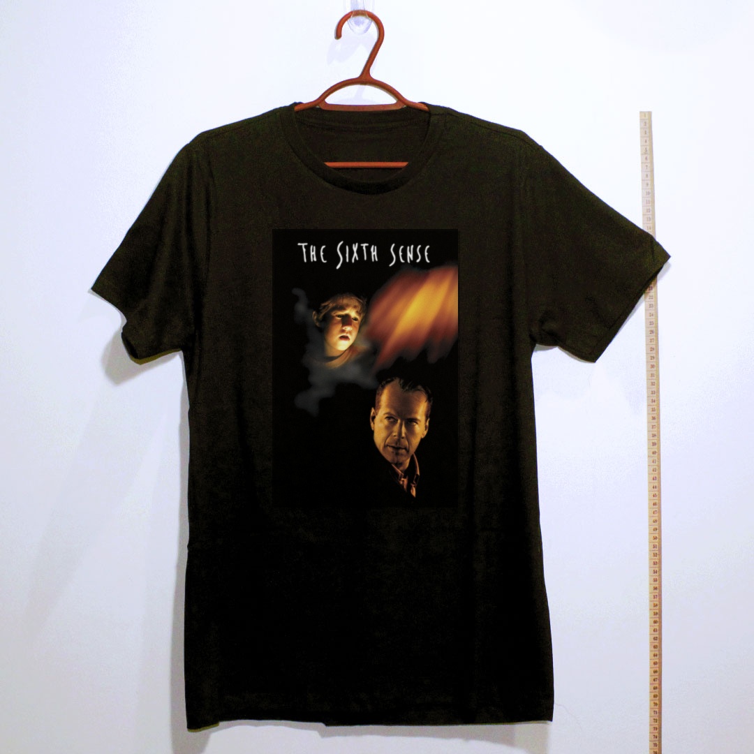 Camiseta_algodao_preto_camarada_do_alem_-_The_Sixth_Sense_O_sexto_sentido | The Sixth Sense (O sexto sentido)