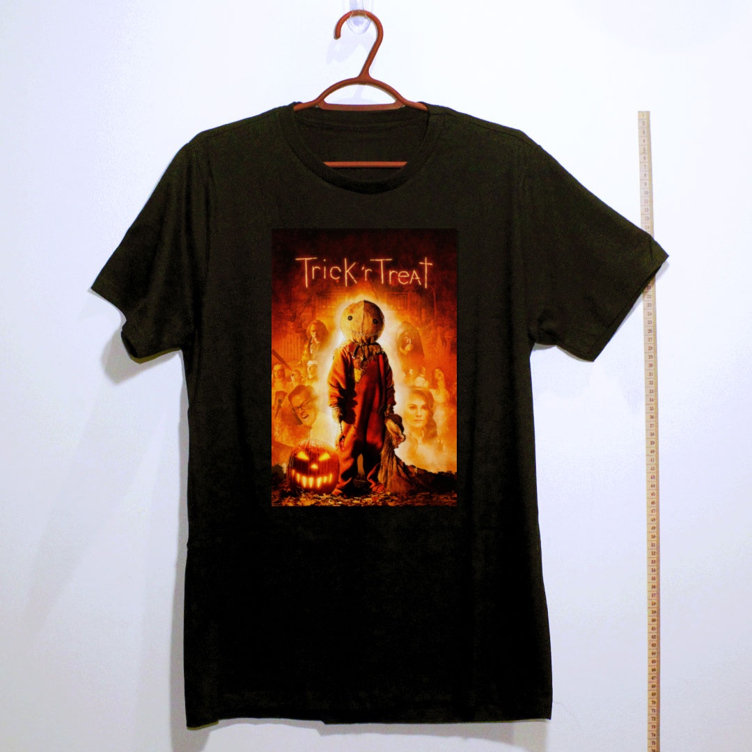 Camiseta_algodao_preto_camarada_do_alem_-_Trick_r_Treat_Travessuras_macabras | Trick r Treat (Travessuras macabras)