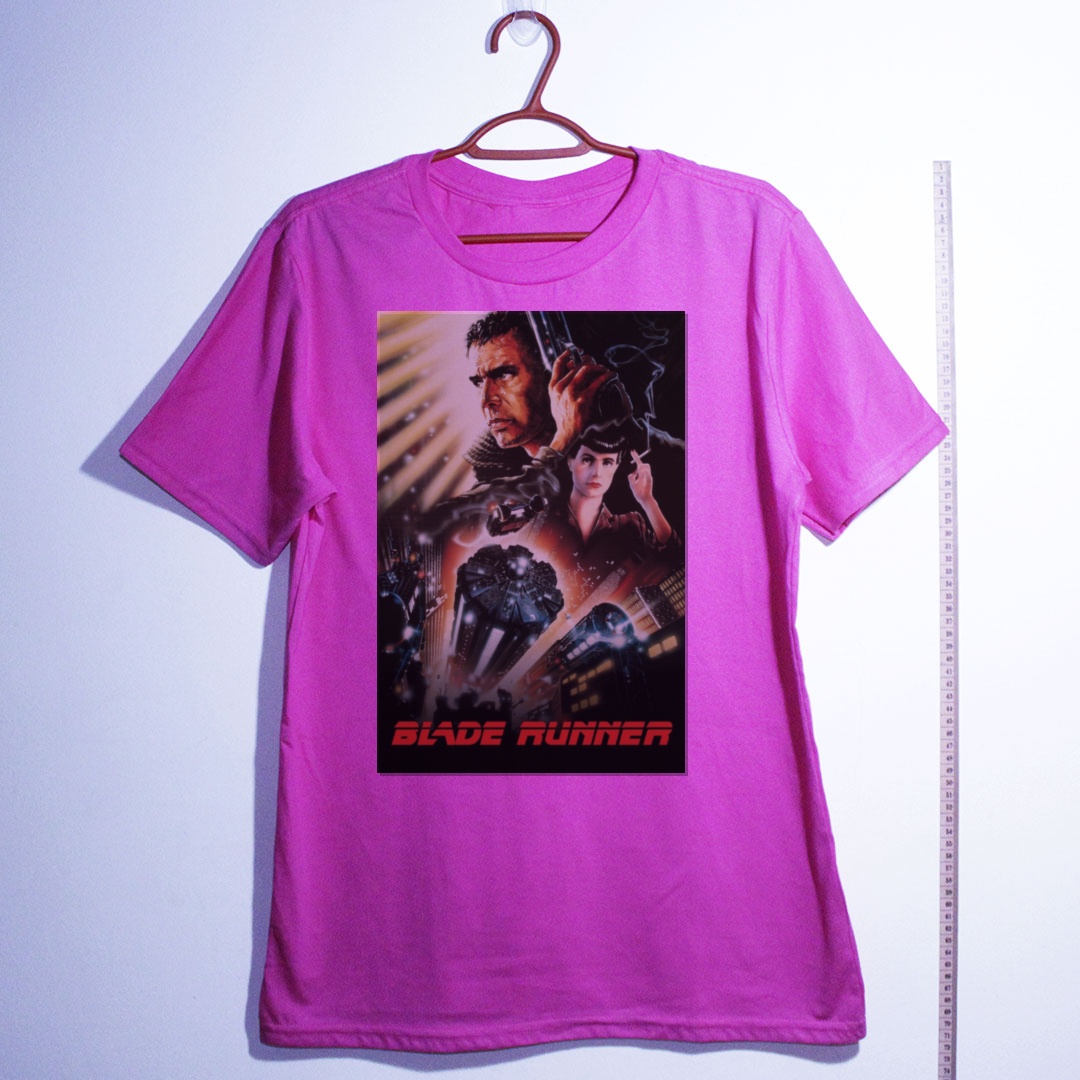 Camiseta_algodao_rosa_camarada_do_alem_-_Blade_Runner_Blade_Runner_-_o_cacador_de_androides | Blade Runner (Blade Runner - o cacador de androides)