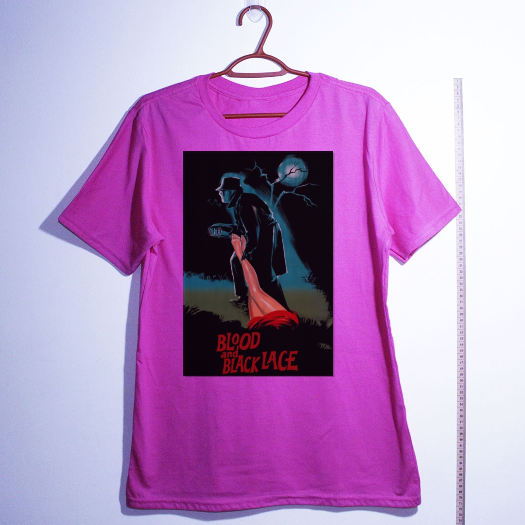 Camiseta_algodao_rosa_camarada_do_alem_-_Blood_and_Black_Lace_Seis_mulheres_para_o_assassino | Blood and Black Lace (Seis mulheres para o assassino)