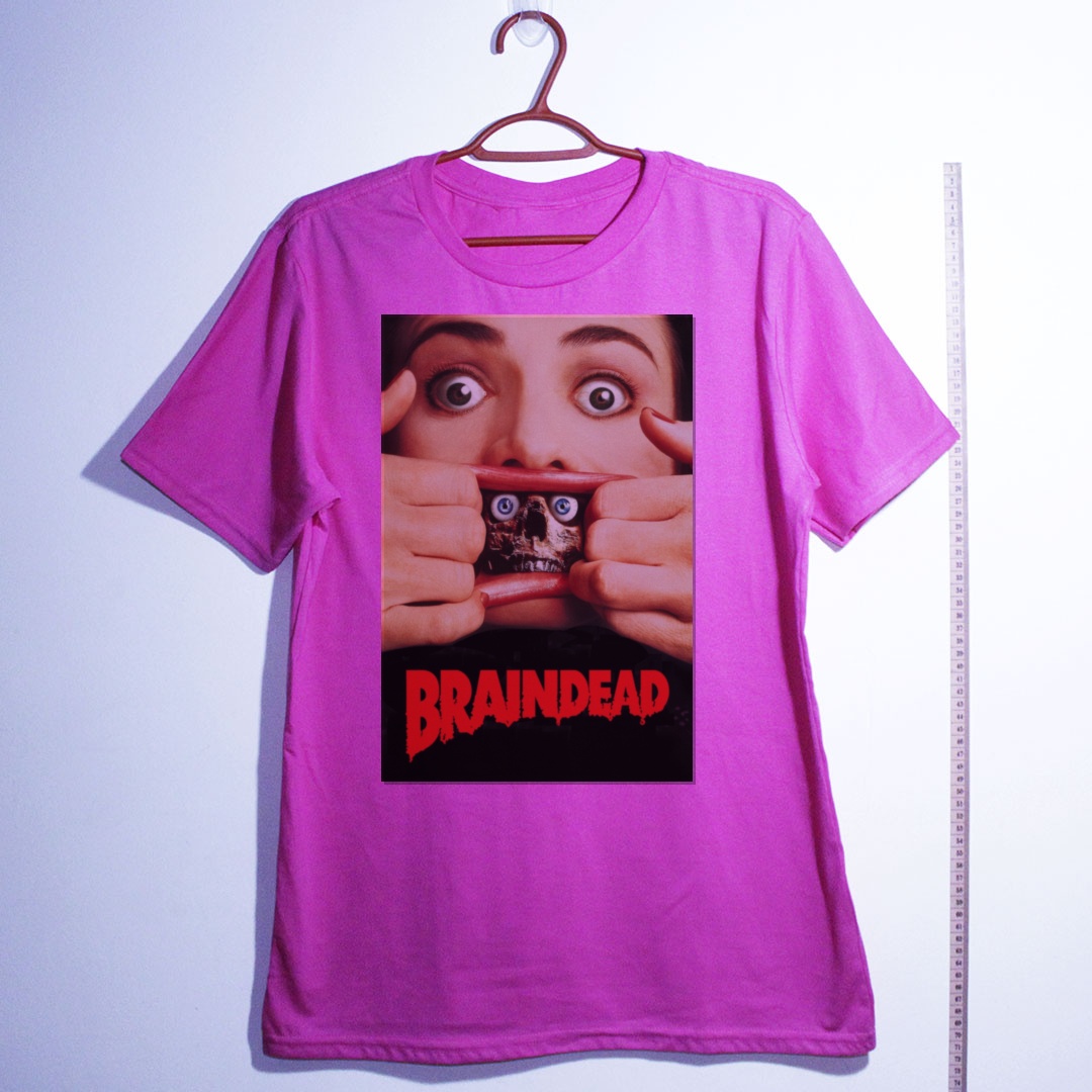 Camiseta_algodao_rosa_camarada_do_alem_-_Braindead_Fome_animal | Braindead (Fome animal)