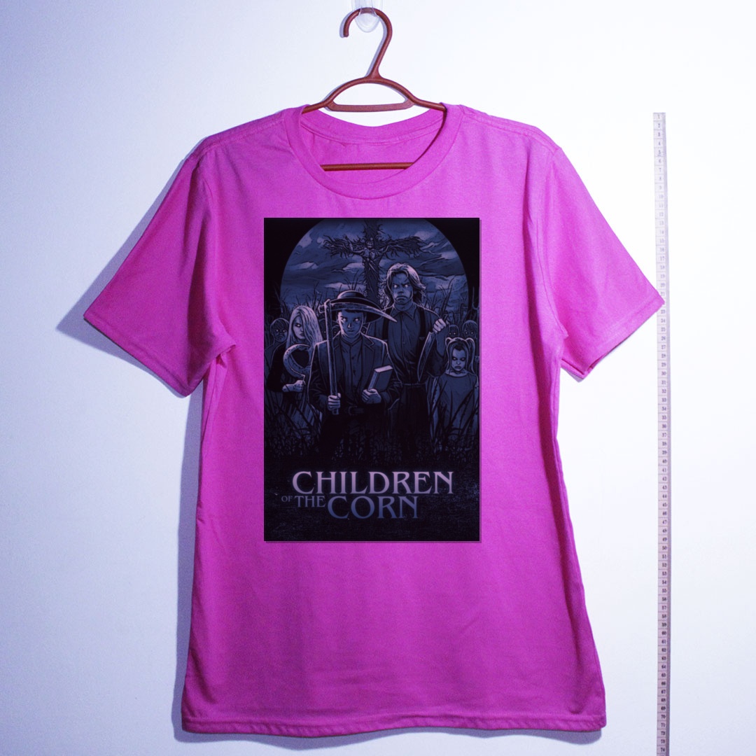 Camiseta_algodao_rosa_camarada_do_alem_-_Children_of_the_Corn_Colheita_maldita | Children of the Corn (Colheita maldita)