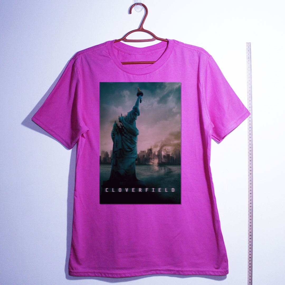 Camiseta_algodao_rosa_camarada_do_alem_-_Cloverfield_Cloverfield_-_monstro | Cloverfield (Cloverfield - monstro)
