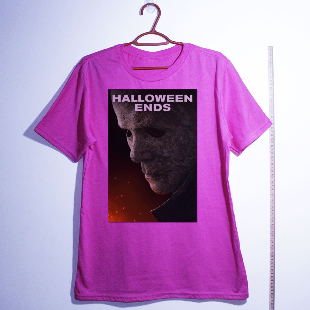 Camiseta_algodao_rosa_camarada_do_alem_-_Halloween_Ends_Halloween_ends_-_o_final | Halloween Ends (Halloween ends - o final)