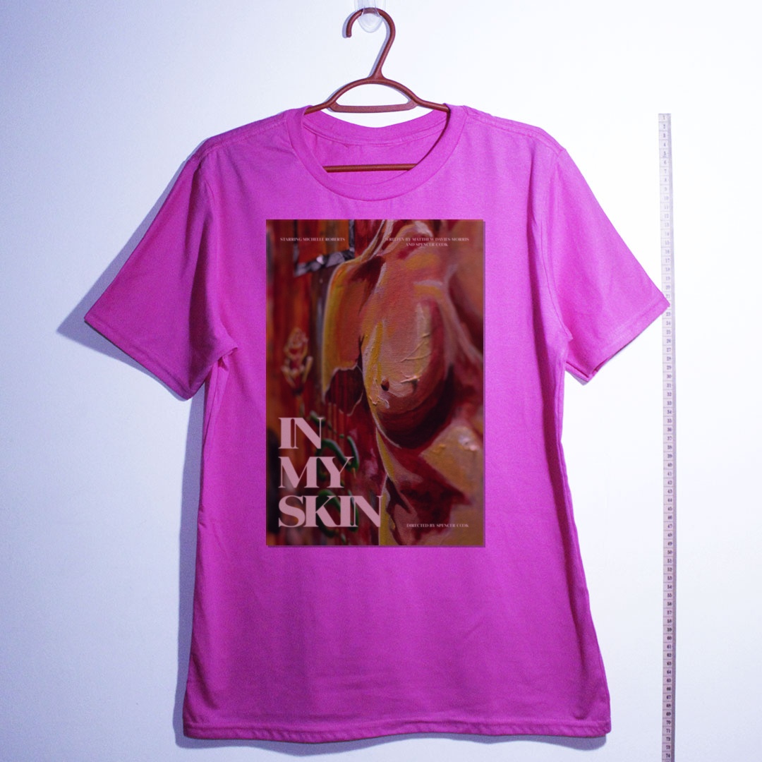 Camiseta_algodao_rosa_camarada_do_alem_-_In_My_Skin_Na_minha_pele | In My Skin (Na minha pele)